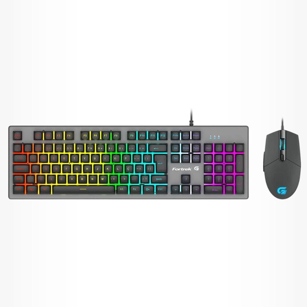 Teclado e mouse gamers